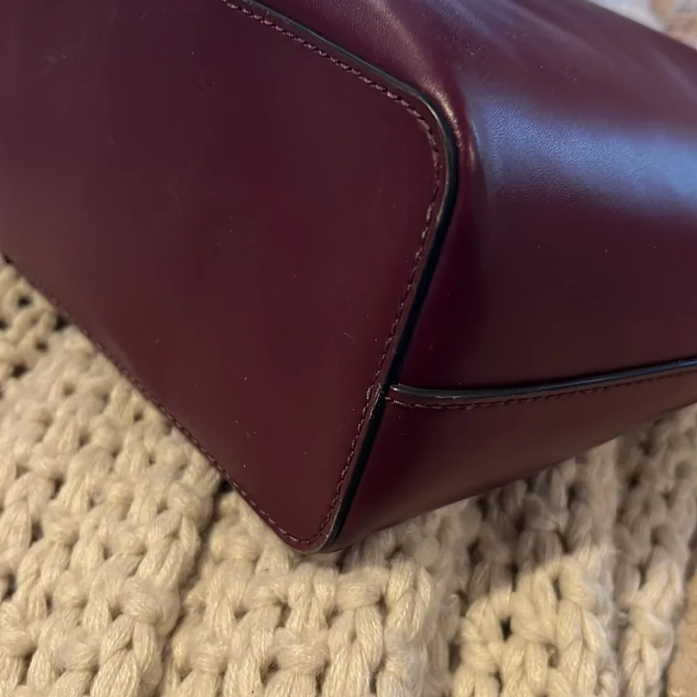 Kate Spade Maroon Tote - Picture 3 of 6